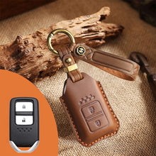 Load image into Gallery viewer, Genuine Leather Key Fob Cover for Honda