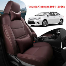 Load image into Gallery viewer, Custom for Toyota Corolla(2014-2026) Leather Car Seat Cover Full Set