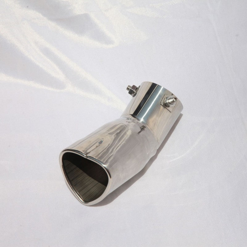 2.5-inch imported stainless steel exhaust pipe universal heart-shaped car exhaust tailpipe