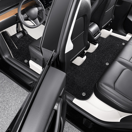 Special for Tesla Model 3 and Model Y Leather Floor Mat Fully Surrounded By All-Weather Floor Mat