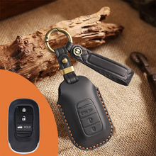 Load image into Gallery viewer, Genuine Leather Key Fob Cover for Honda