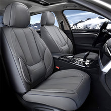 Load image into Gallery viewer, Amancarport Universal Car Seat Covers Breathable Fabric and Leather Fit Most Sedans SUVs and Trucks