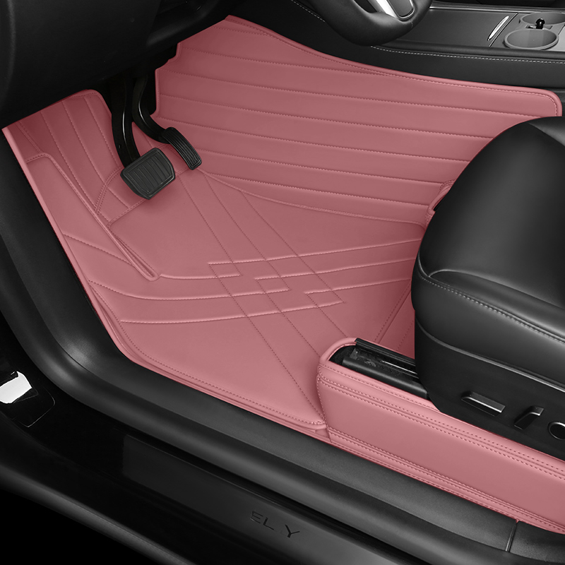 Special for Tesla Model 3 and Model Y 360° Aviation Soft Package Full Wrap All-Weather Leather Floor Mat