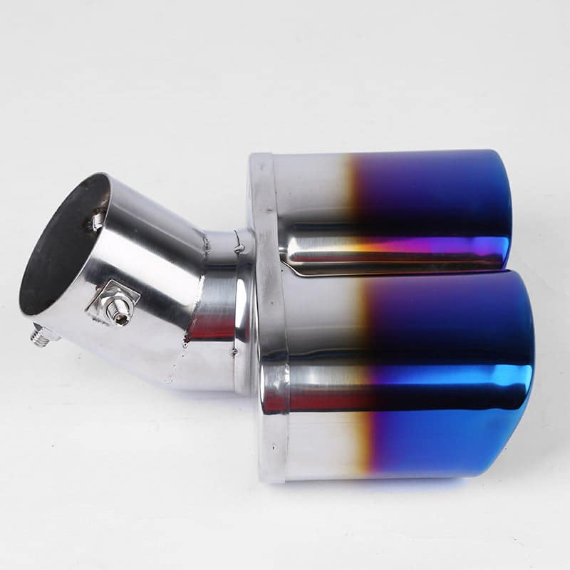 Car Exhaust Pipe  Square mouth exhaust tip Straight curved car exhaust