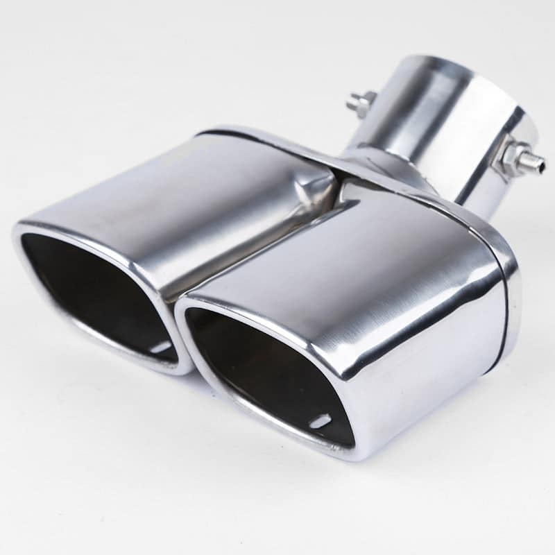 Car Exhaust Pipe  Square mouth exhaust tip Straight curved car exhaust