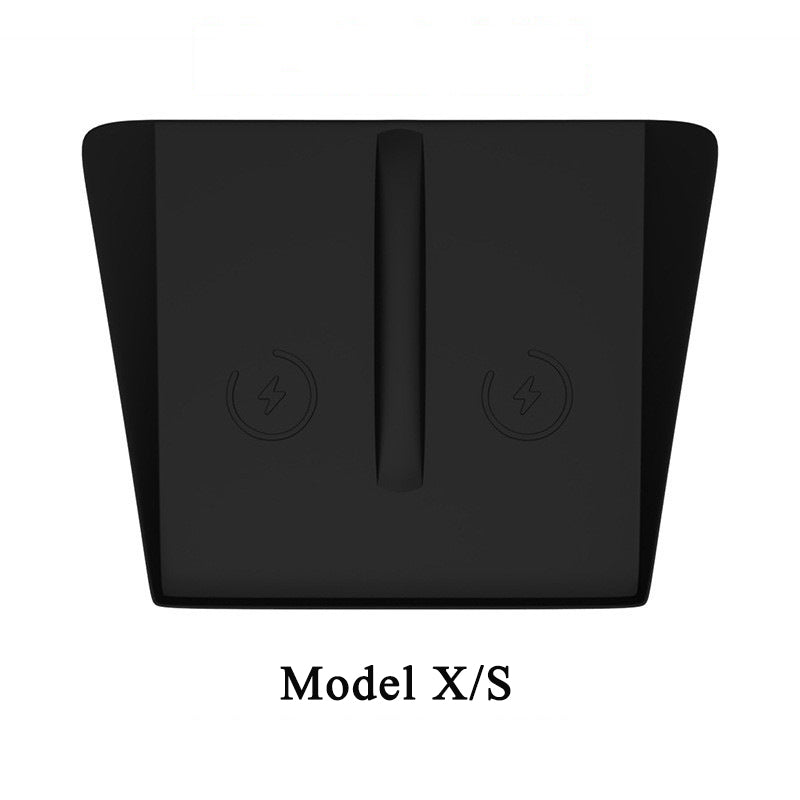 Suitable for Tesla Model 3 Y S X Wireless Charging Silicone Pad Model 3 Highland Central Control Wireless Charging Pad Anti-Slip Pad