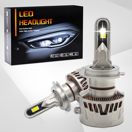 Silver Warrior LED Headlight Bulbs, H11/H4/9005 (HB3)/9006 (HB4) Compatible, 140W 55000 LM 6000K (2-Pack)