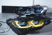 Load image into Gallery viewer, Laser Style Headlights for BMW 4 Series G22 G23 G26 M3 M4 (2021 - Present) Assembly Upgrade, Amber DRL