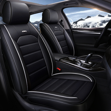 Load image into Gallery viewer, Universal Full Cover Leather Car Seat Covers Four Season Use Comfortable for Five Seats