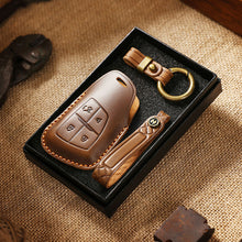 Load image into Gallery viewer, Genuine Leather Key Fob Cover for Buick (3-6 Button)