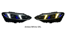Load image into Gallery viewer, Snake Eyes Style Headlights for BMW 4 Series G22 G23 G26 M3 M4 (2021 - Present) Assembly Upgrade, Amber DRL