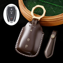 Load image into Gallery viewer, High-End Leather Key Cover Compatible with Chevrolet Malibu, Trailblazer, and Cruze