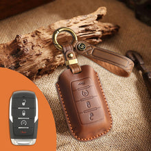 Load image into Gallery viewer, Genuine Leather Key Fob Cover for Dodge Ram 1500 2500 3500 4500 5500