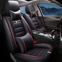 Load image into Gallery viewer, 5-Piece Car Seat Covers, Full Set Universal Waterproof Leather Auto Seat Protectors for SUV, Sedan, Pickup