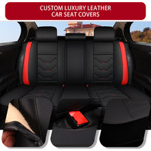 Load image into Gallery viewer, Full Set Car Seat Covers, Universal Leather Waterproof 5-Seat Protector – Front &amp; Back Coverage for Most Sedans, SUVs &amp; Trucks