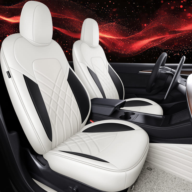 All-Inclusive Custom Tesla Model 3/Highland/Y/Juniper (2016-2025) Leather Car Seat Covers