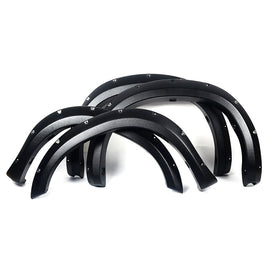 Fender Flares for 2007-2025 Toyota Tundra, Pocket-Riveted Style ABS Thermo Plastic, Matte Black