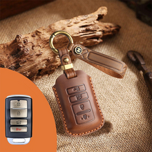 Load image into Gallery viewer, Genuine Leather Key Fob Cover for Kia