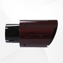 Load image into Gallery viewer, 4&quot; Red Carbon Fiber Exhaust Tip – Universal Fit, 3.5″–4.5″ Size Options | Modified Car Upgrade