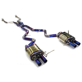 For BMW M3 E90/E92/E93 (2009–2013) Titanium Exhaust System with Valves – Full Midpipe & Front Section Upgrade