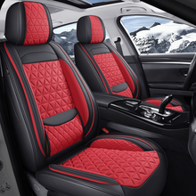 Load image into Gallery viewer, Car Seat Covers Full Set, Leatherette Automotive Cushion Covers for Cars, SUVs, and Pick-up Trucks