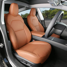 Load image into Gallery viewer, Custom Nappa Leather Seat Covers for Tesla Model 3/Y (Highland/Juniper 2016-2026)