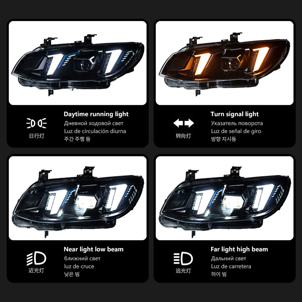 2010–2013 BMW E93/E92 M3 LCI Snake Eye LED Headlight Retrofit with Projector Lens