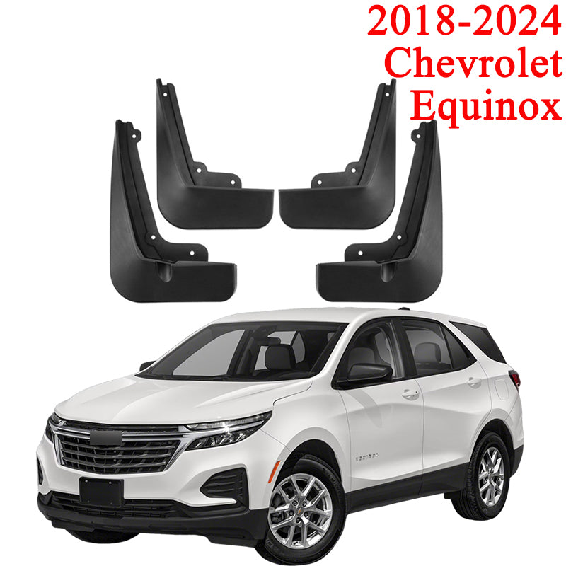 Mud Flaps for Chevrolet Equinox 2018-2024 - Front & Rear Splash Guards (4-Piece Set)