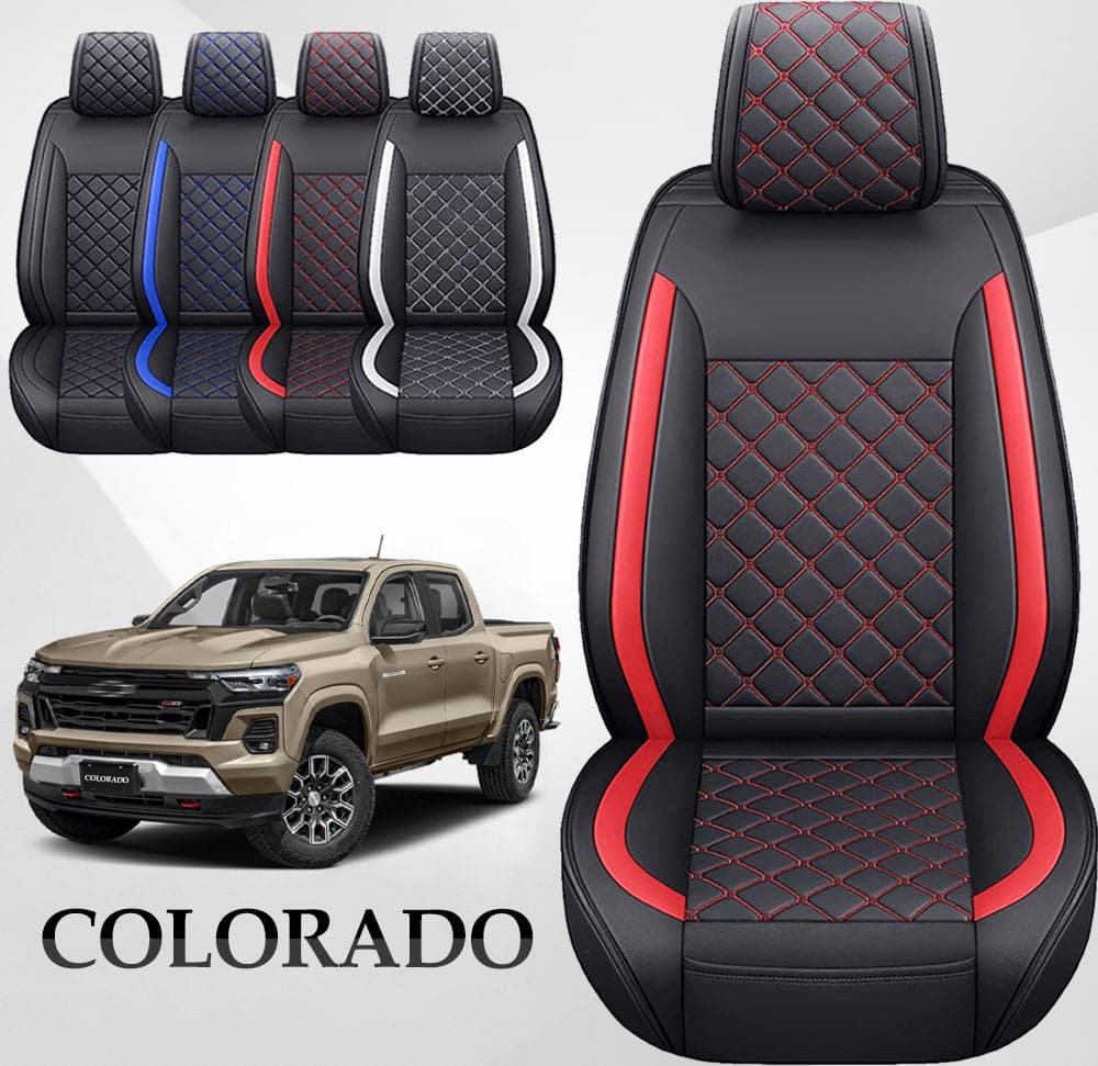 Custom Fit Car Seat Covers Full Set For Chevrolet Colorado (2015-2024)