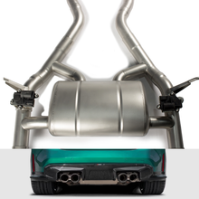 Load image into Gallery viewer, For BMW F8x M3/M4 (2014–2020) Full Exhaust System with Valves – Front + Mid-Rear Section, Titanium or Stainless Steel