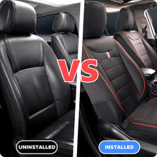 Load image into Gallery viewer, Universal Faux Leather Car Seat Covers 5-Piece Set – Waterproof, Easy Install, Fit SUV, Sedan &amp; Truck
