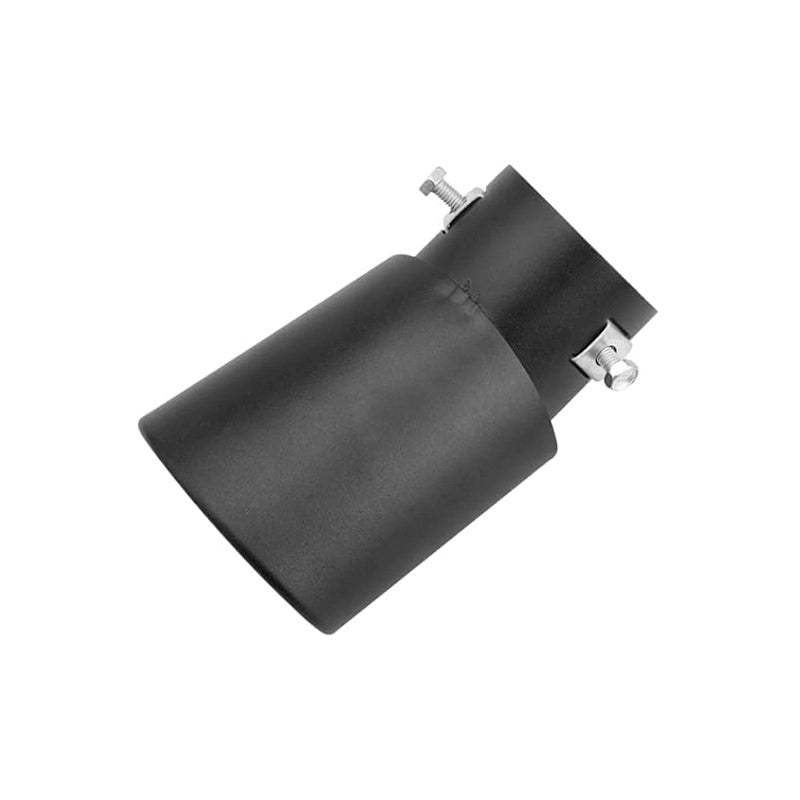 Car exhaust tip 63mm (2.5 inches) universal black matte exhaust tip