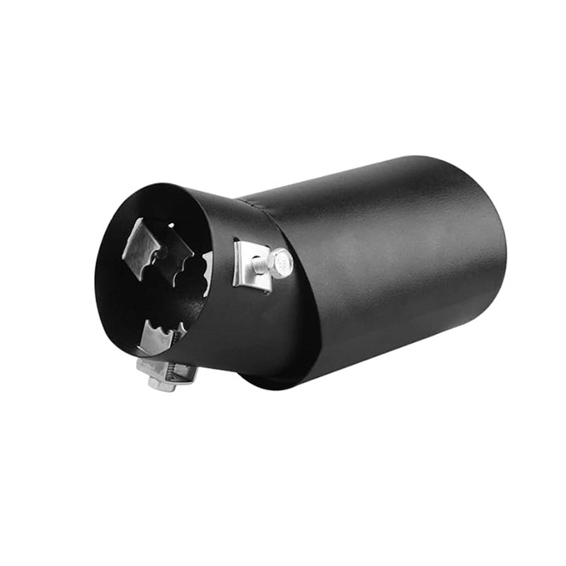 Car exhaust tip 63mm (2.5 inches) universal black matte exhaust tip