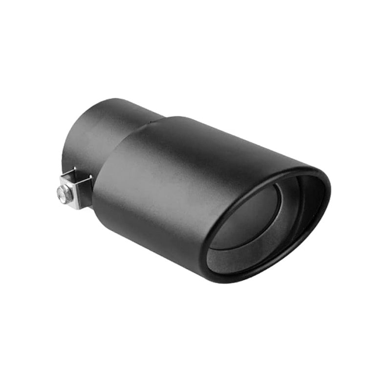 Car exhaust tip 63mm (2.5 inches) universal black matte exhaust tip