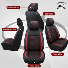 Load image into Gallery viewer, Custom Fit Leather Seat Covers for Chevy Silverado &amp; GMC Sierra 1500 2500HD 3500HD (2007-2026) Full Set