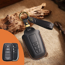 Load image into Gallery viewer, Genuine Leather Key Fob Cover for Toyota