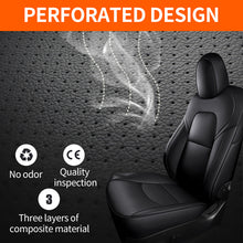 Load image into Gallery viewer, All-Inclusive Customized Tesla Model S/Model X 5-7Seats Alcantara Leather Car Seat Covers Full Set