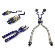 Load image into Gallery viewer, For BMW M3 E90/E92/E93 (2009–2013) Titanium Exhaust System with Valves – Full Midpipe &amp; Front Section Upgrade