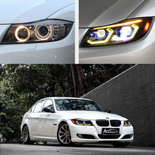 Load image into Gallery viewer, LED Headlights For 2005-2012 BMW E90 E91 3-Series Amber/White DRL HeadLamp