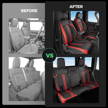 Load image into Gallery viewer, Jeep Wrangler JK JL Seat Covers 2007–2026 2 Door &amp; Unlimited Custom Fit Leather