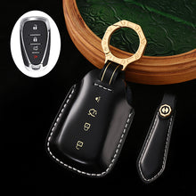 Load image into Gallery viewer, High-End Leather Key Cover Compatible with Chevrolet Malibu, Trailblazer, and Cruze