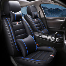 Load image into Gallery viewer, 5-Piece Car Seat Covers, Full Set Universal Waterproof Leather Auto Seat Protectors for SUV, Sedan, Pickup