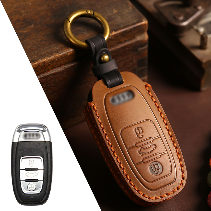 Suitable For New Audi High Quality Leather Key Cover A4L/Q5L/Q7/A4/A5/A6