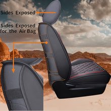 Load image into Gallery viewer, Custom Leather Car Seat Cover Full Set Fit For Ford F150 (2009-2025), F250, F350, F450(2017-2025)