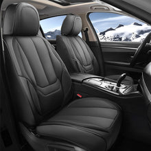 Load image into Gallery viewer, Amancarport Universal Car Seat Covers Breathable Fabric and Leather Fit Most Sedans SUVs and Trucks