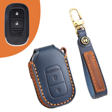 Load image into Gallery viewer, Leather Car Key Covers for Honda Models Accord Civic CR-V HR-V Pilot