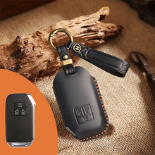 Load image into Gallery viewer, Genuine Leather Key Fob Cover for Kia