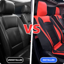 Load image into Gallery viewer, Waterproof Faux Leather Car Seat Covers – 5-Piece Universal Fit for Cars, SUVs &amp; Trucks
