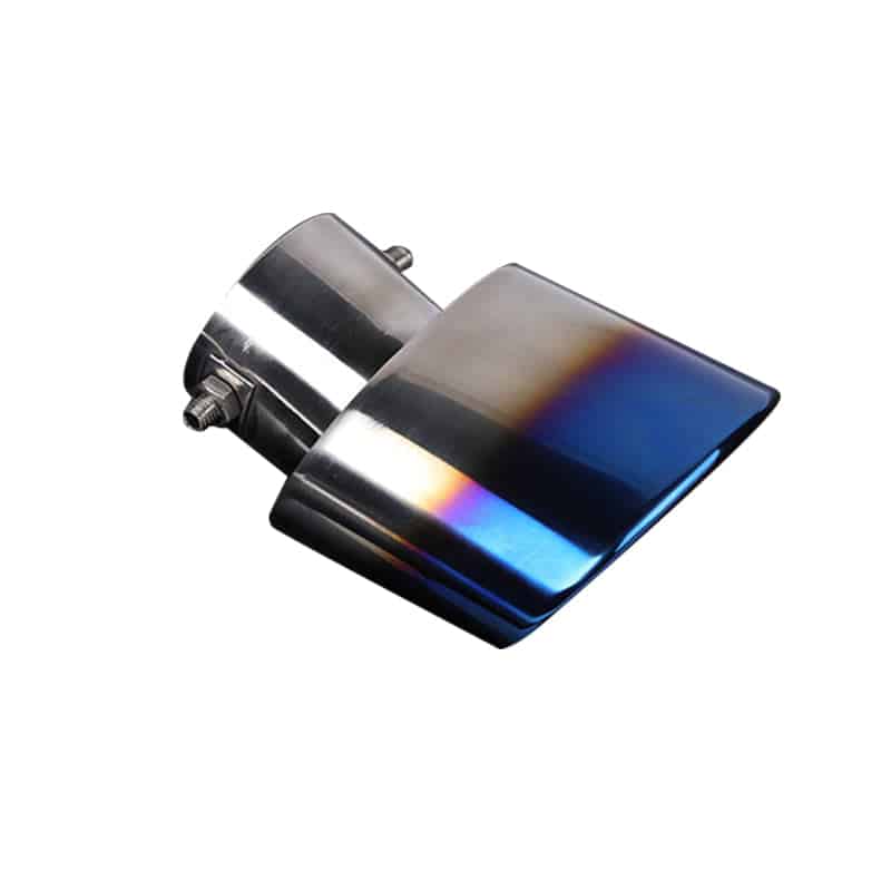 Car exhaust pipe tip 63mm (2.5 inches) thickened elbow single pipe exhaust tip