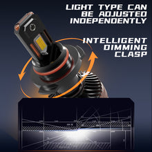 Load image into Gallery viewer, HGH POWER LED Headlight Bulbs, H11/H4/9005 (HB3)/9006 (HB4) Compatible, 140W 65800 LM 6000K (2-Pack)